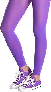 Amscan Purple Footless Tights-Adult Standard, 1 Pc