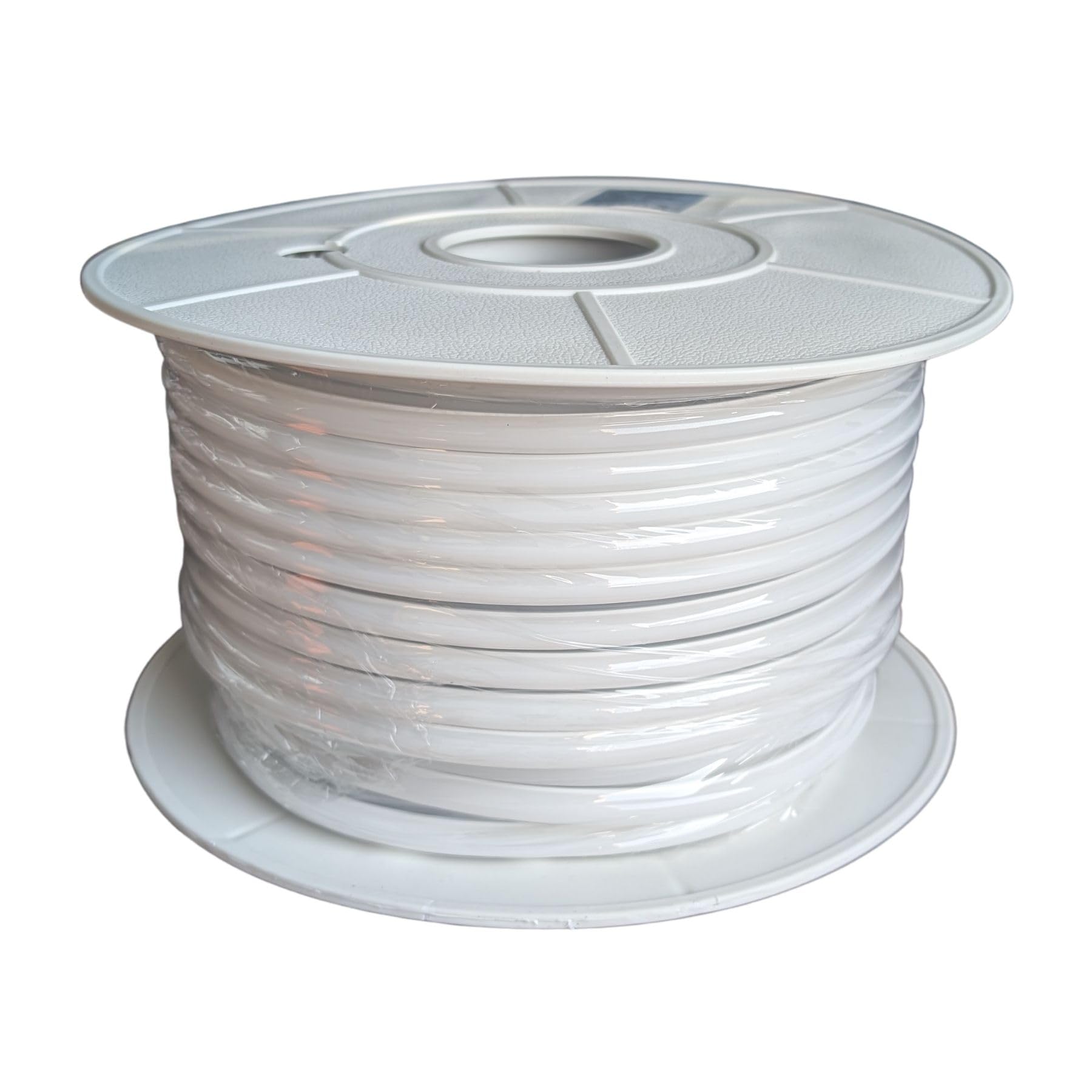 A2ZWORLD Striscia Led 220V AC IP65 Da 50 Metri, Bianco Neutro 4000K, 10W/M 260LED/M 888LM/M, Tagliabile Ogni 5cm, CRI≥85 10X7mm, Angolo 180°, IP65, Tanti Accessori Inclusi