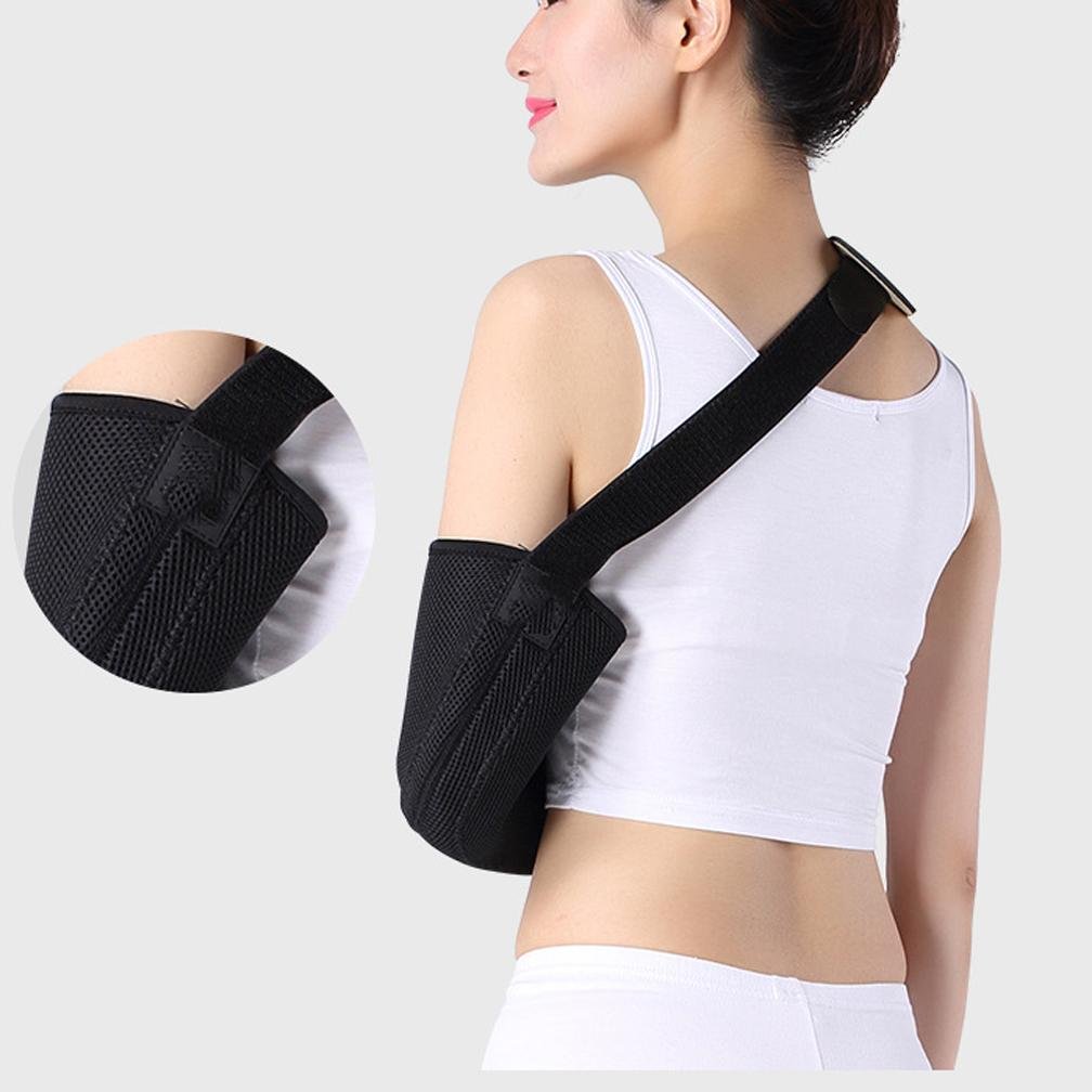 Medical Arm Sling Swathe Brace Inmovilizador Reforzado Fractura de Brazo Roto Dislocación de Hombro Fijación o Fractura de Brazo y Apoyo Niños Adultos Pueden ser utilizados, L, Left