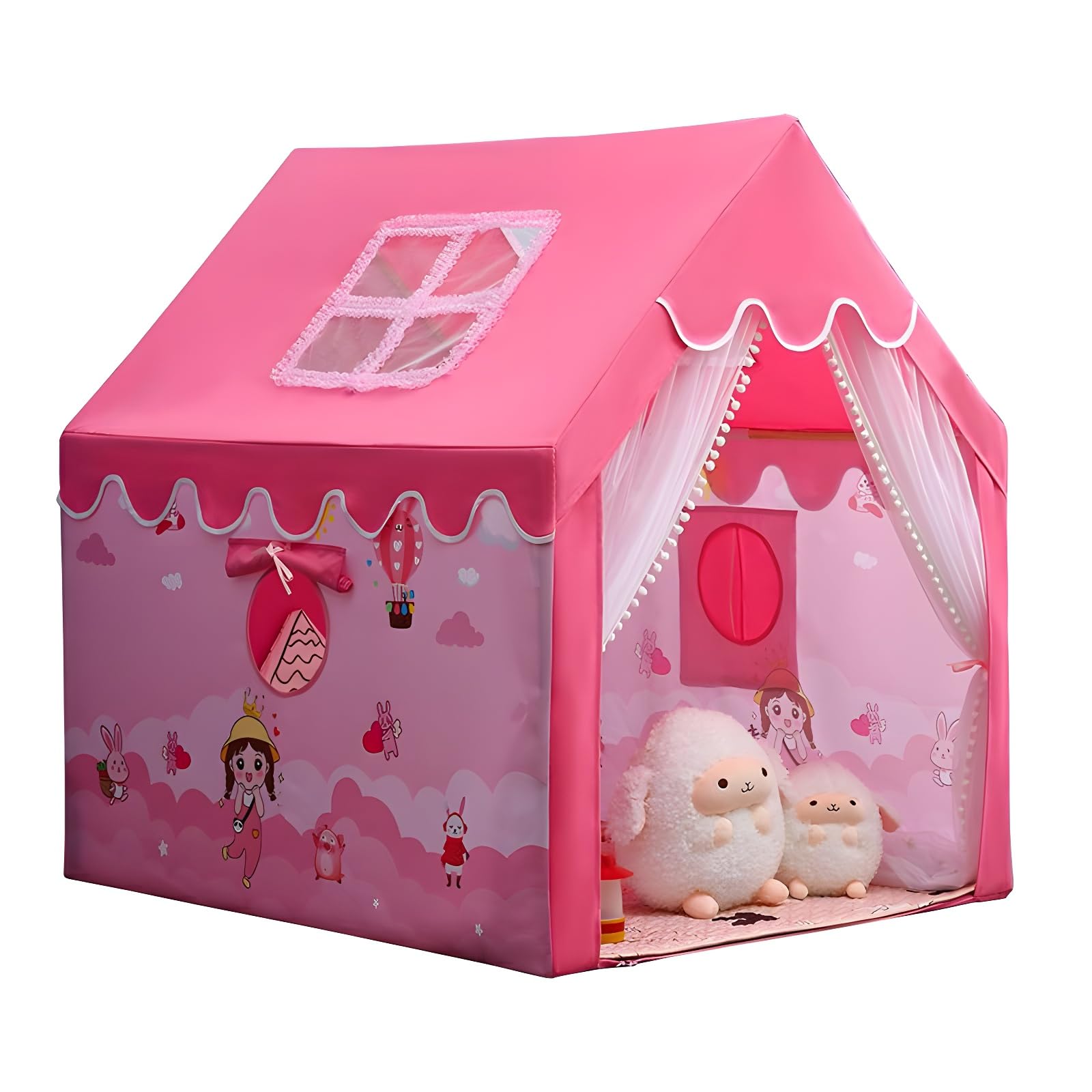 See full amazon price history chart for LalakiyaS Jumbo Size Light Weight Kids Play Tent House for 3-13 Year Old Kids Girls and Boys (Pink Princess) LalakiyaS Jumbo Size Light Weight Kids Play Tent House for 3-13 Year Old Kids Girls and Boys (Pink Princess) (B0DD3F6C9Q) Amazon Price History, Amazon Price Tracker