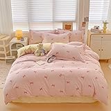 Conception: la fermeture éclair métallique cachée facilite la mise en place et le retrait de la couette; des sangles aux quatre coins maintiennent la couette pour l'empêcher de bouger