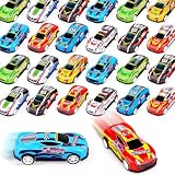 Adecortalk 28 Pcs Pull Back Cars for Kids, Mini Vehicles Toy Bulk Party Favor Racing Cars Toys for Toddlers Boys Girls Ages 3-8, Goodie Bag Stuffers Pinata Fillers
