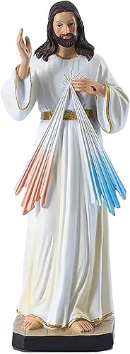Miniatura 1 de Figuras de estatua de Jesucristo de 12 pulgadas, escultura religiosa del Sagrado Corazón de Jesús, escultura cristiana católica para el hogar,
