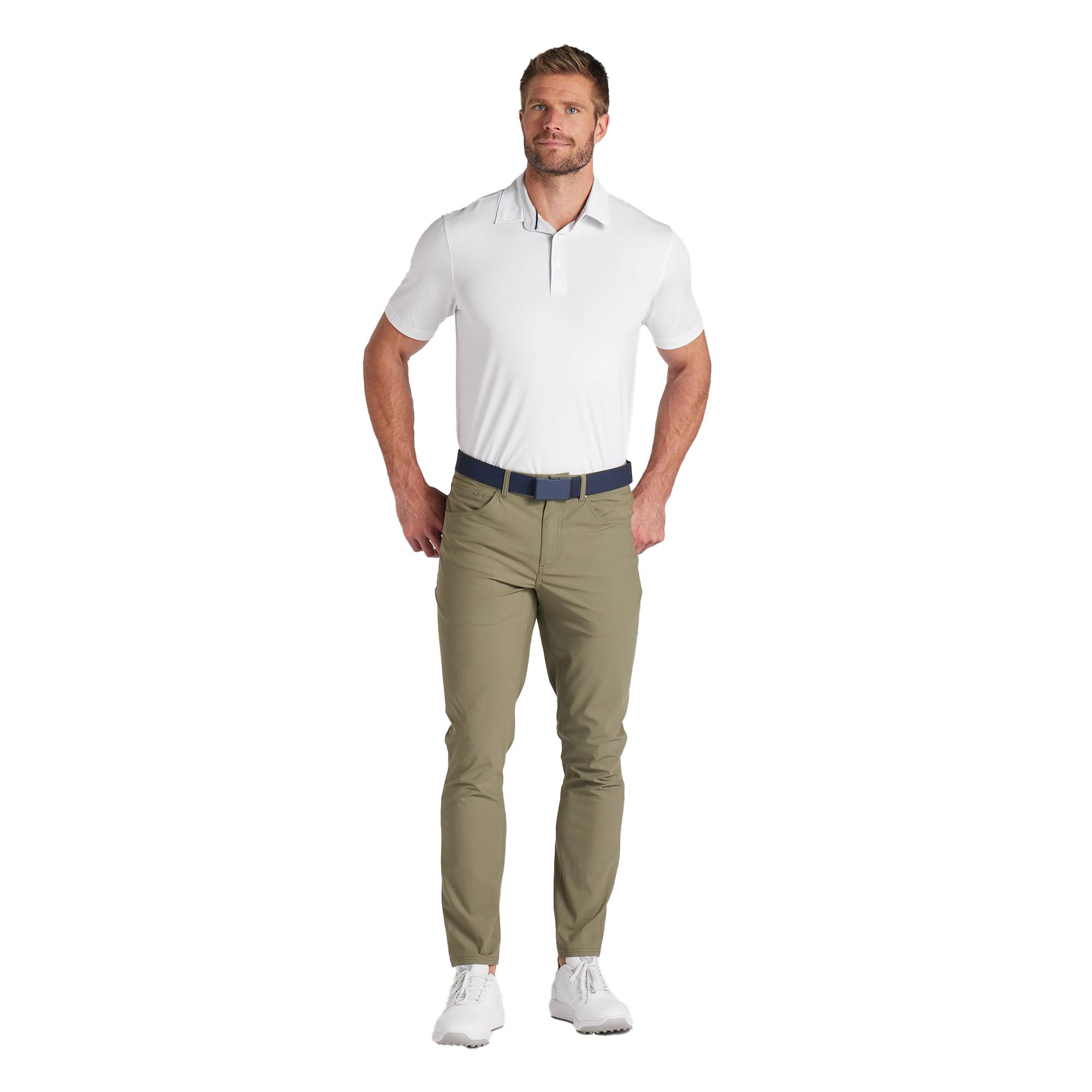 PUMA Pantaloni da Golf da Uomo, Sage Scuro., 40W x 32L
