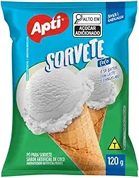 Pó para Sorvete Apti sabor Coco 120g