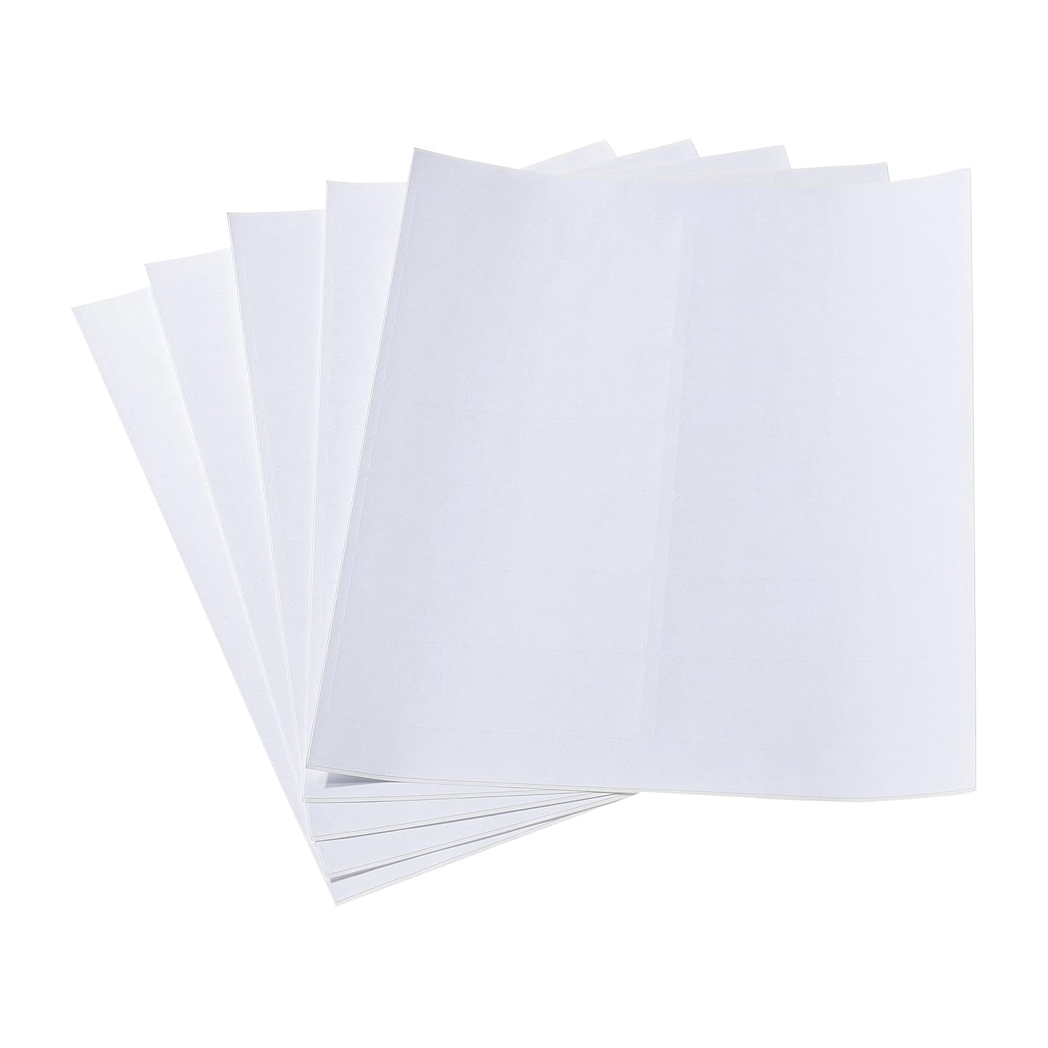  Basics Address Labels for Laser Printers, 1" x 4", 2,000 Labels, Permanent Adhesive, White : Office Products