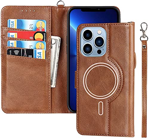 Étui iPhone 12 Pro Max marron résistant aux chocs et anti-RFID