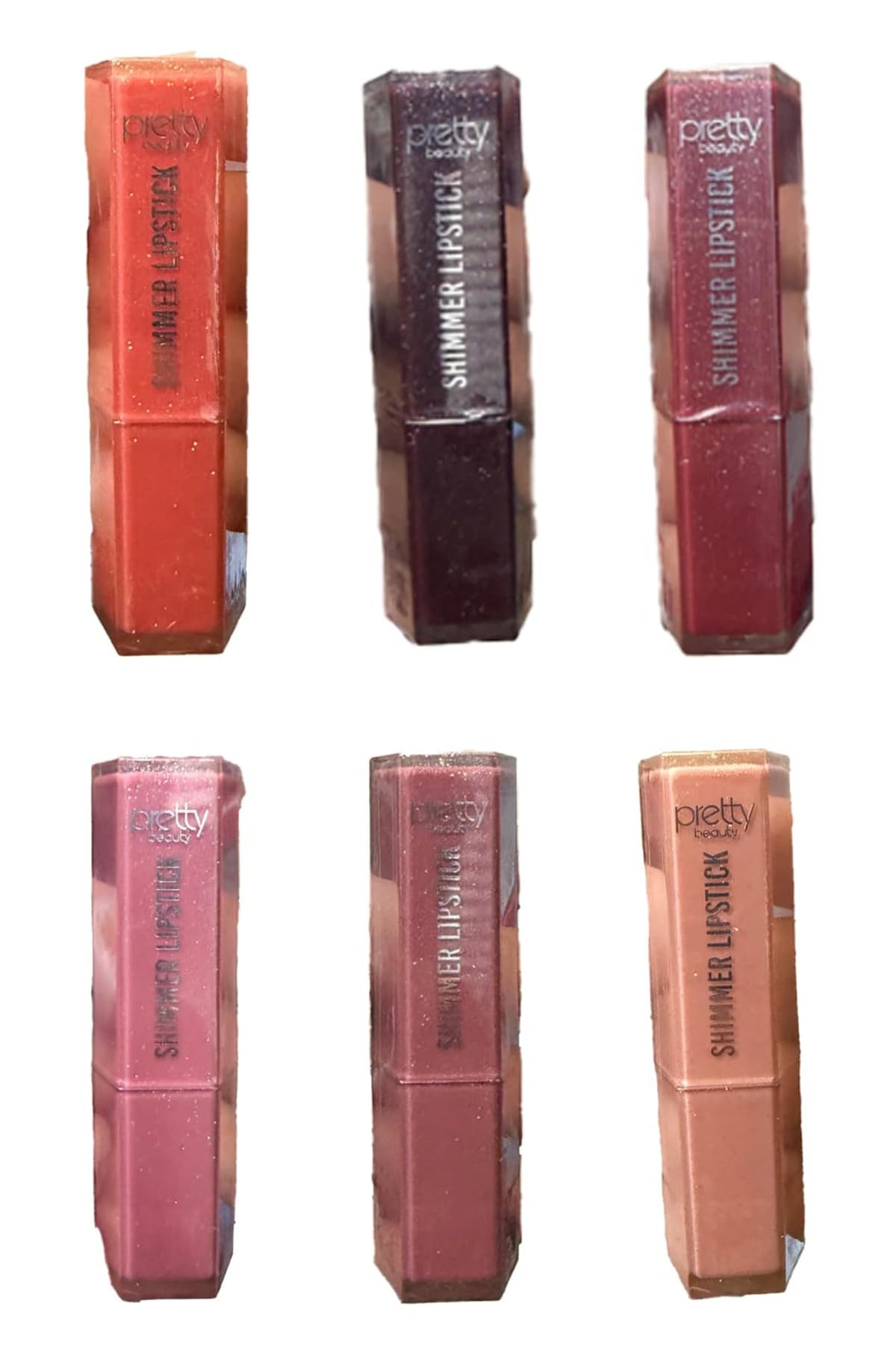 pretty beauty Pretty Shimmer Simli Lipstick Ruj, 817000268