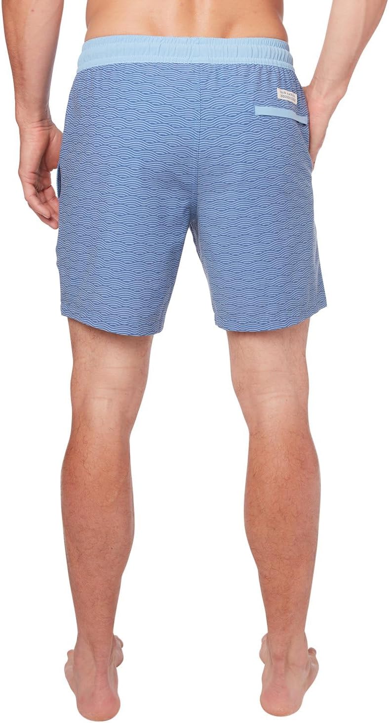 Fair Harbor Bayberry Trunk –– Men's Swim Suits with Liner, 7-inch Inseam –– Anti-Chafe Classic fit Swim Trunks - Image 5