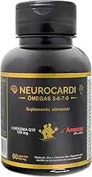 Neurocardi, Suplemento com Ômega 3-6-7-9, Coenzima Q10 150mg, 60 Cápsulas