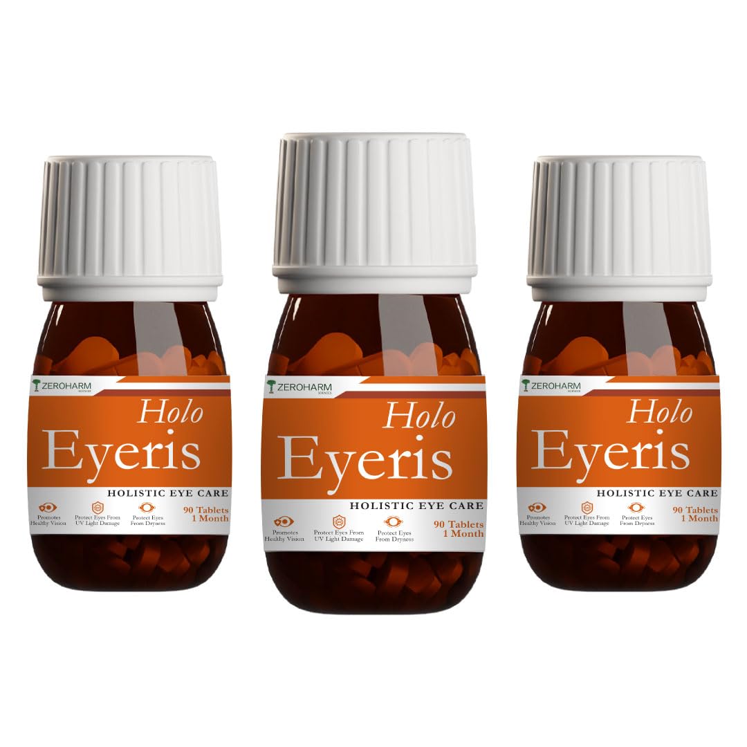 ZEROHARM Holo Eyeris | Lutein and Zeaxanthin Eye Supplements | Supports Vision, Eye Health & Digital Eye Strain Relief from High Screen Time for Men and Women | 90 Tablets — Amazon image 11