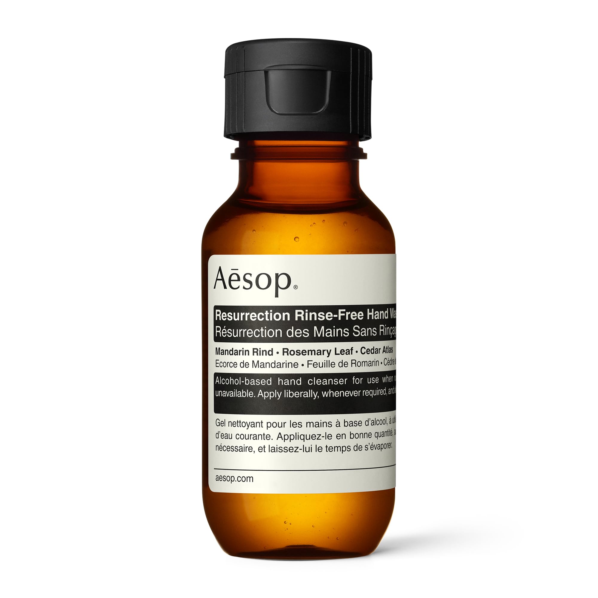 Aesop Resurrection Rinse-Free Hand Wash, Alcohol-Based Gel, 1.6oz 1.6 Fl Oz (Pack of 1)
