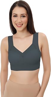Fabluk ICY Silk Seamless Pushup Sporta Bra, Padded, Full Coverage, Yoga Bralette Tank Top for Workout & Gym Price In India