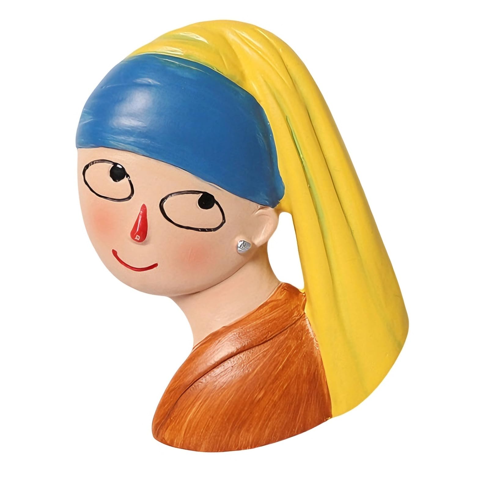Kalttoy Girl With Earrings Creative Resin Fridge Magnets With Artistic Designs For Note Holding In Kitchen & Fridge Magnets