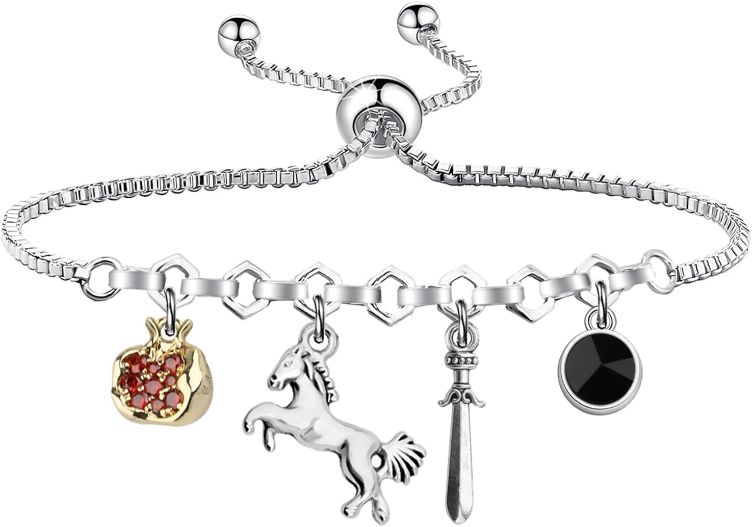 Hades Persep Inspired Gifts ATOD Pomegranate Bracelet Greek Mythology Jewelry Bookish Book Lover Gift