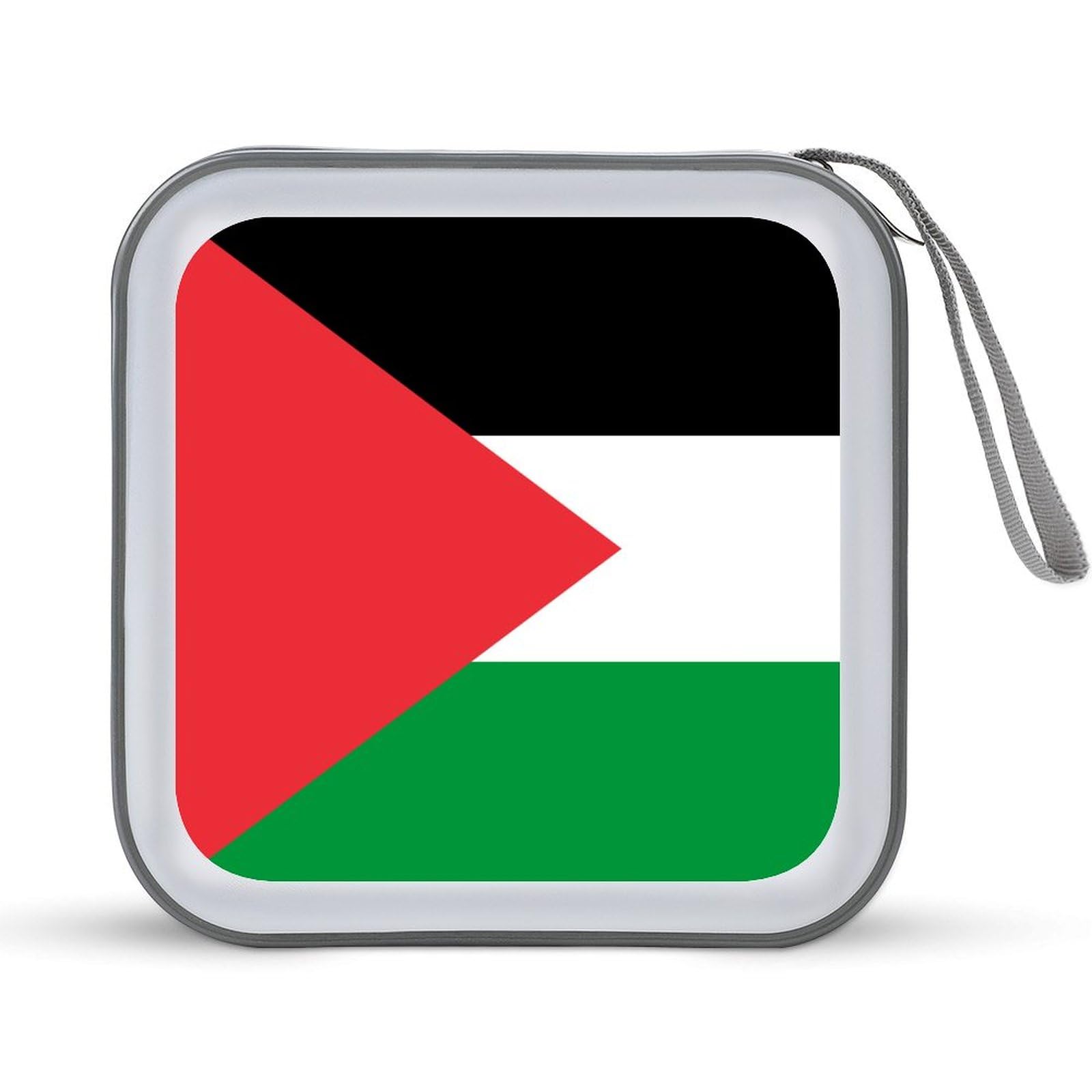 Palestine Flag CD Case DVD Storage Case Portable