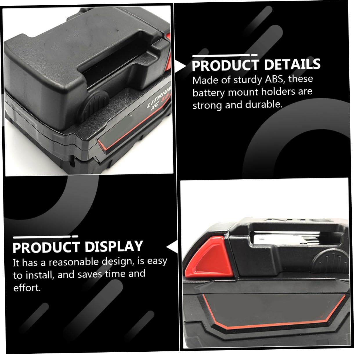Holibanna 10Pezzi Batterie Facile e Versatilper Ripiani e Furgoni Design per Lavoro e Hobby