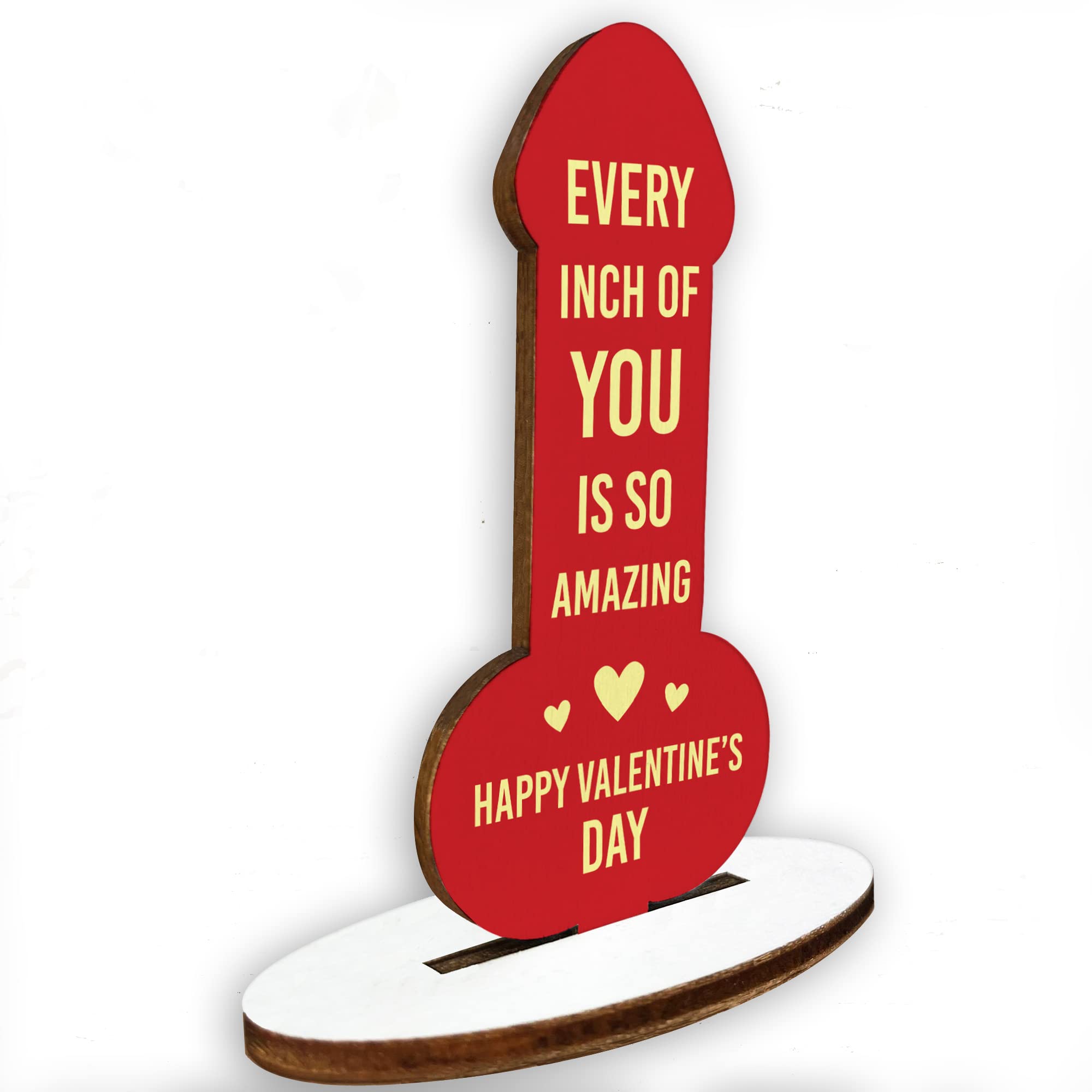 Red Ocean Valentines Day Gifts for Him I Love You Husband Boyfriend Wooden Plaque Funny Joke Husband Gifts Boyfriend Gifts