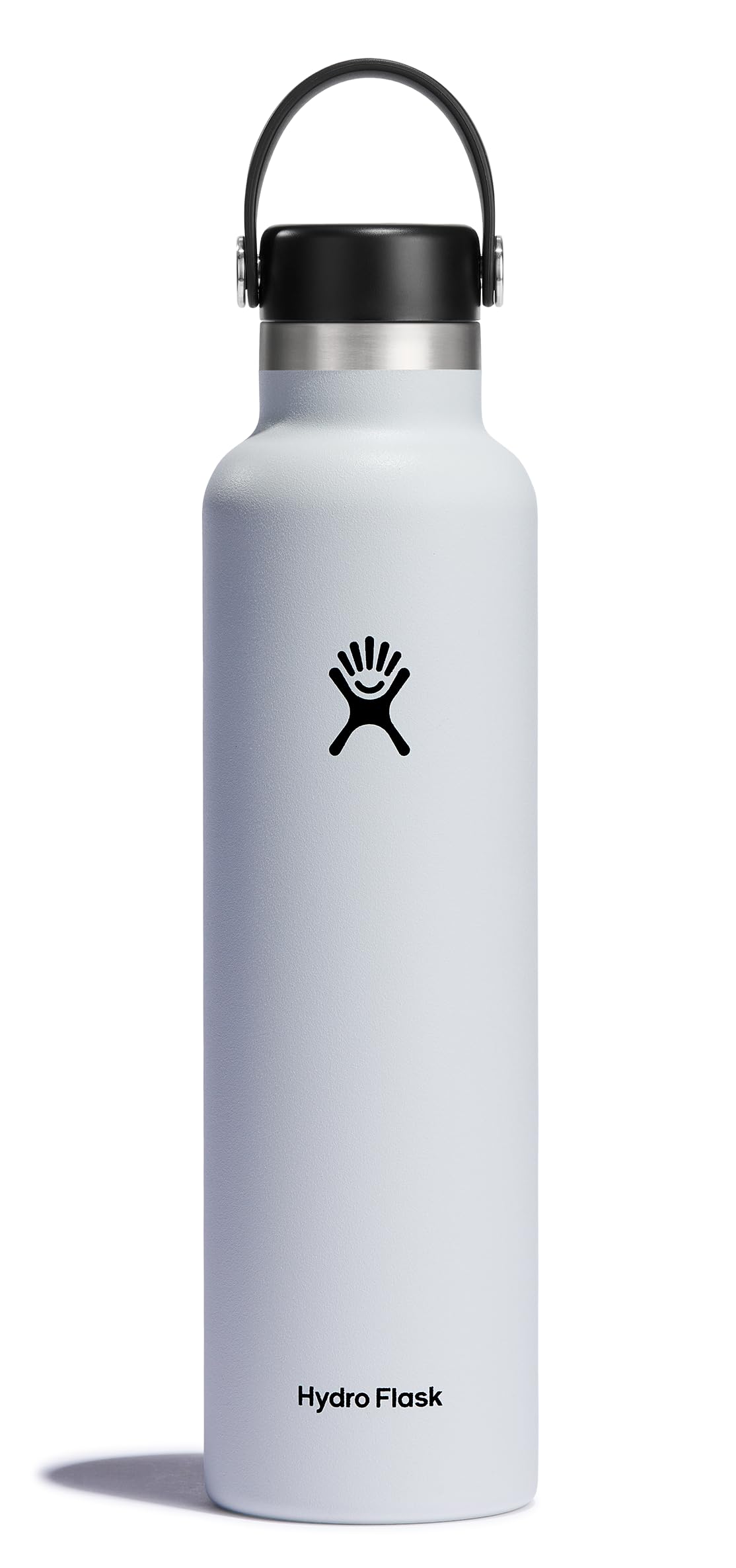 Water Bottle - Insulated Stainless Steel - Non Spill, Leakproof in 24 Oz White