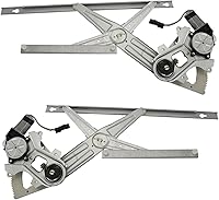 Vista 135 de TRQ Juego de regulador de ventana eléctrica delantera y motor compatible con Ford Ranger 1993-2011 1994-2009 Mazda B2300 1998-2001 B2500 1994-2007