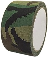 Vista 14 de ECYC Cinta autoadhesiva de camuflaje de 1.97 x 196.85 pulgadas, cinta de camuflaje impermeable, cinta elástica para conductos sigilosos para caza al