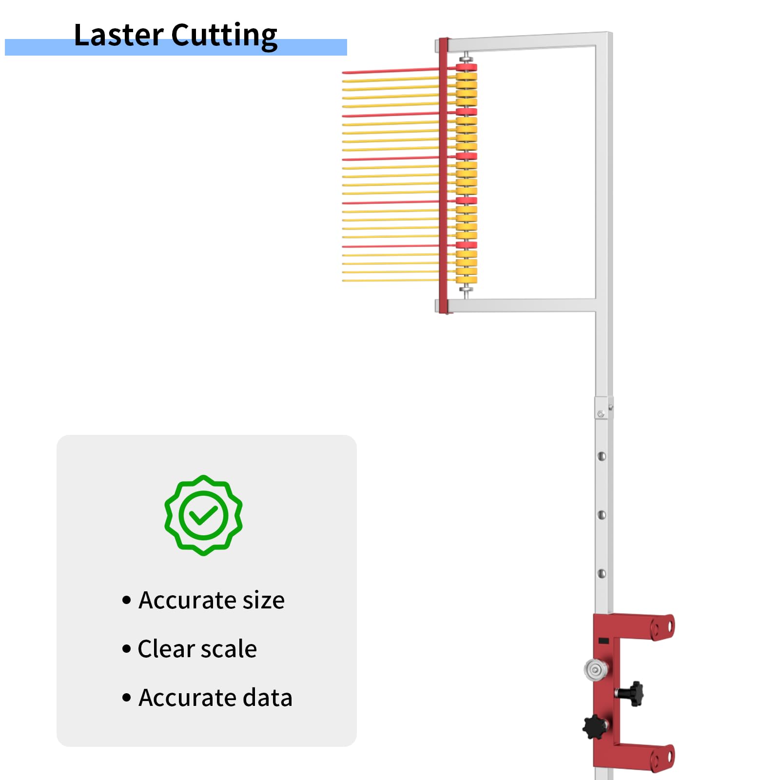 Wall Mounted Sports Vertical Jump Measurement Tester,Adult and Adolescent Adjustable Height Basketball Scale Assessment Stick Pole,Bounce Measuring Device for School Club