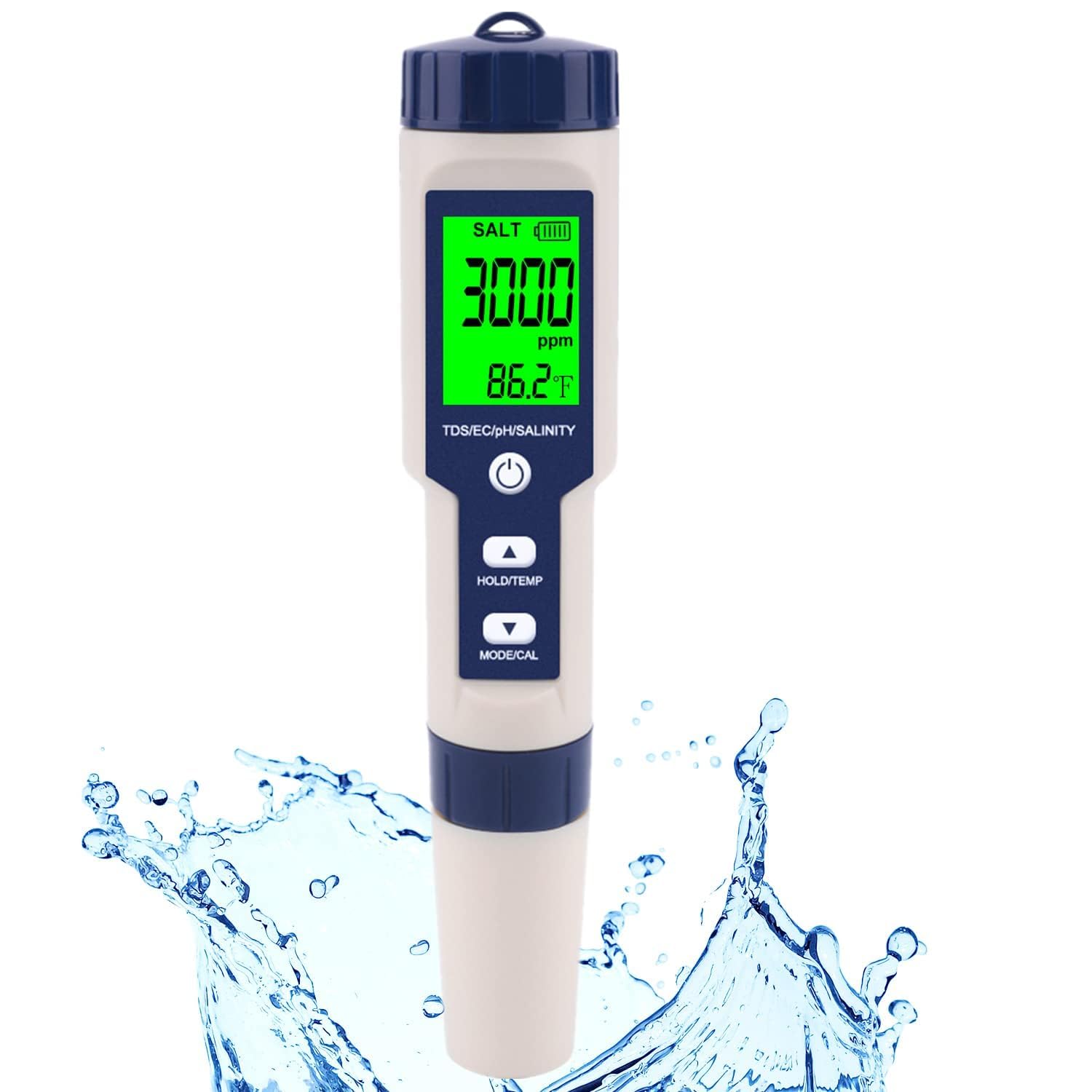 Hofun Multiparameter Meter, 5 in 1 Water Quality Tester