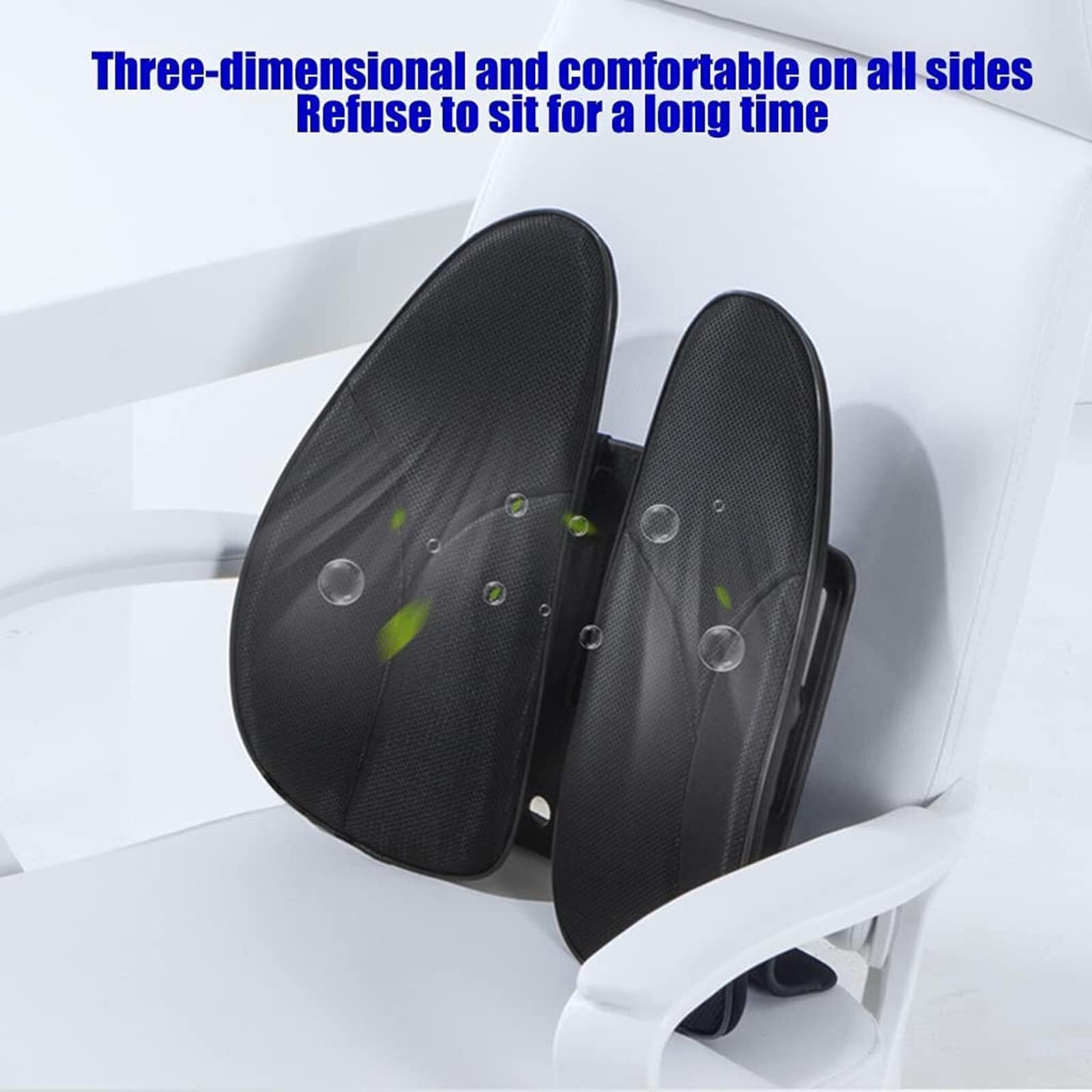 Almohada Lumbar Cojín Ergonómico para Sentarse Respaldo Ortopédico De Espuma Viscoelástica Lavable para Sillas De Oficina,Asientos De Coche,Escritorio (Color : A)