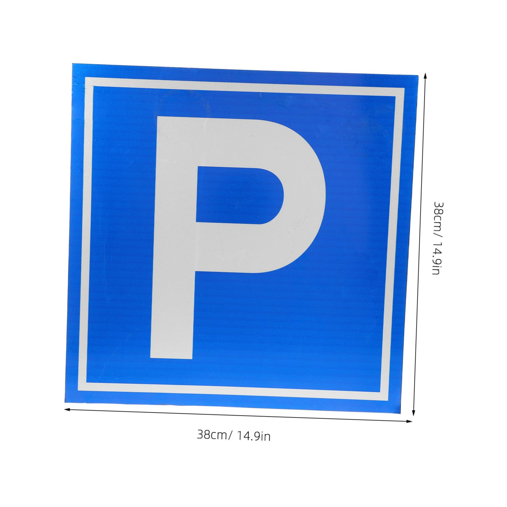Cartello di Sicurezza Blu Parcheggio Simbolo P in Lega di Alluminio Visibilità e Protezione per Parcheggi e Siti Vari