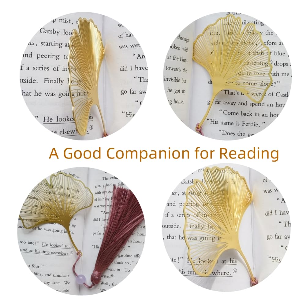 Metal Bookmark, Personalised Bookmark, Tassel, Exquisite Bookmark for Christmas Gift Farewell Gift for Friends Colleagues - Image 3