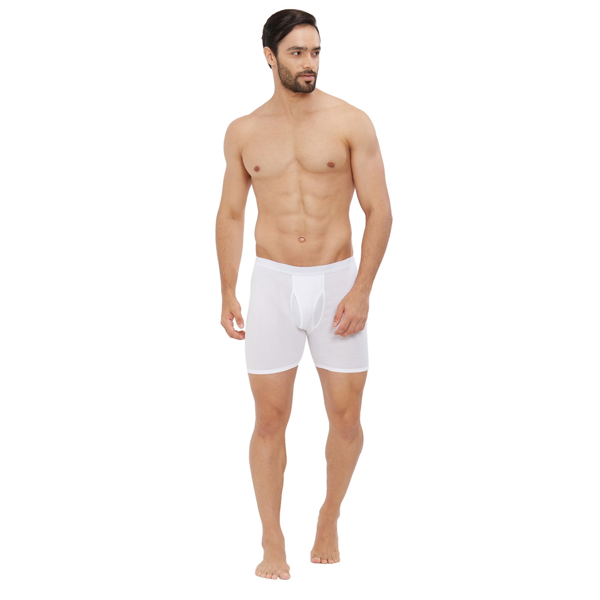 MEN'S AEROCOOL BOXER BRIEF - WHITE
