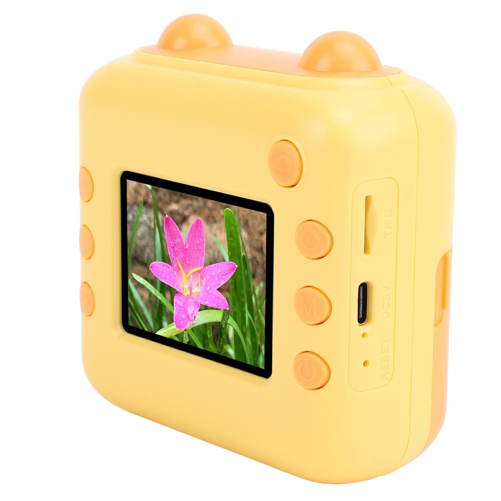 Yoidesu Instant Camera, 48MP HD Kids Digital Camera with 2.4 Inch IPS Screen, Thermal Printing, Selfie Timer, for Children Birthday Gift (Yellow)-picture-25