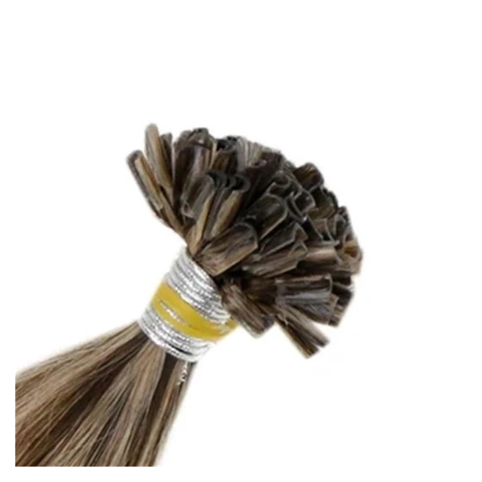 Przedłużanie Włosów Metodą U Tip Naturalne, Prawdziwe Włosy Ludzkie, Wstępnie Sklejone Keratyną łAtwe W UżYciu(150 Strands,P8 60_16INCHES)