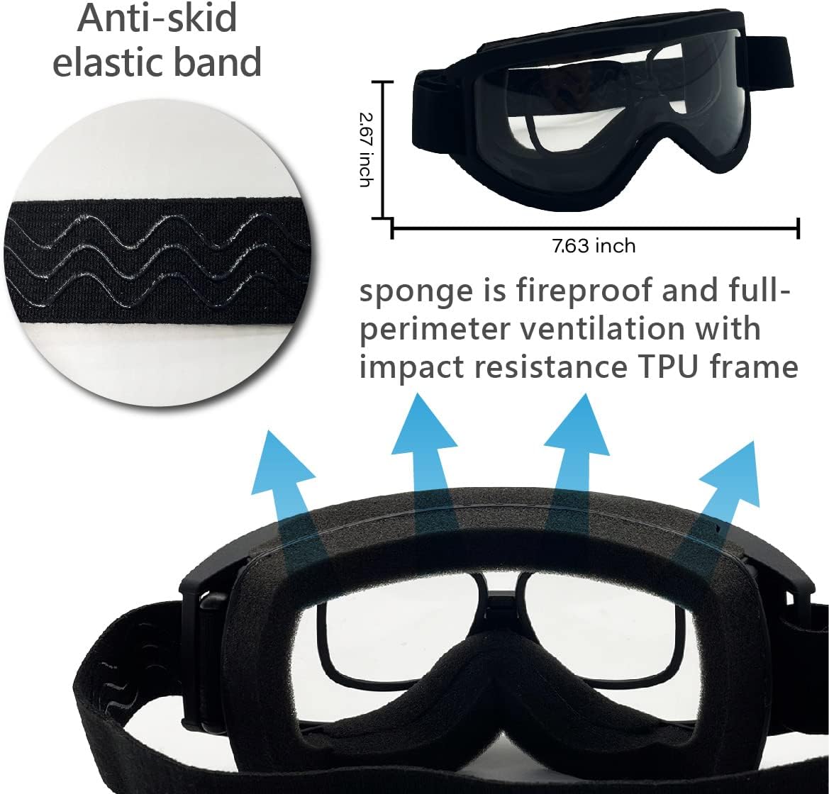 HUNTERSKY Airsoft Paintball Goggles Tactical Shooting Glasses Military Grade Ballistic Impact Protection