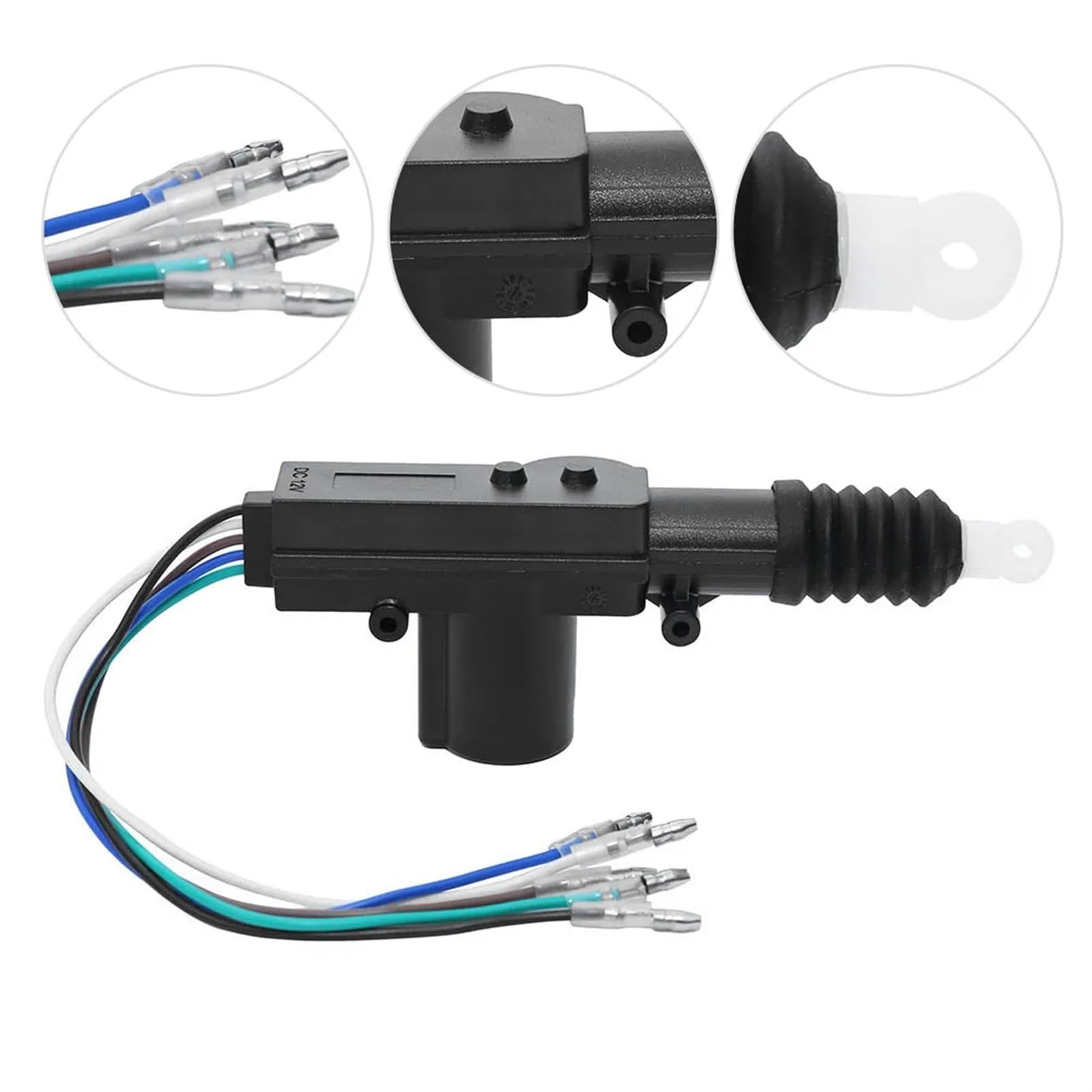 Actionneur Serrure Électrique Universel 12V - Moteur Verrouillage Porte Centrale Et Hayon Robuste 2 Fils