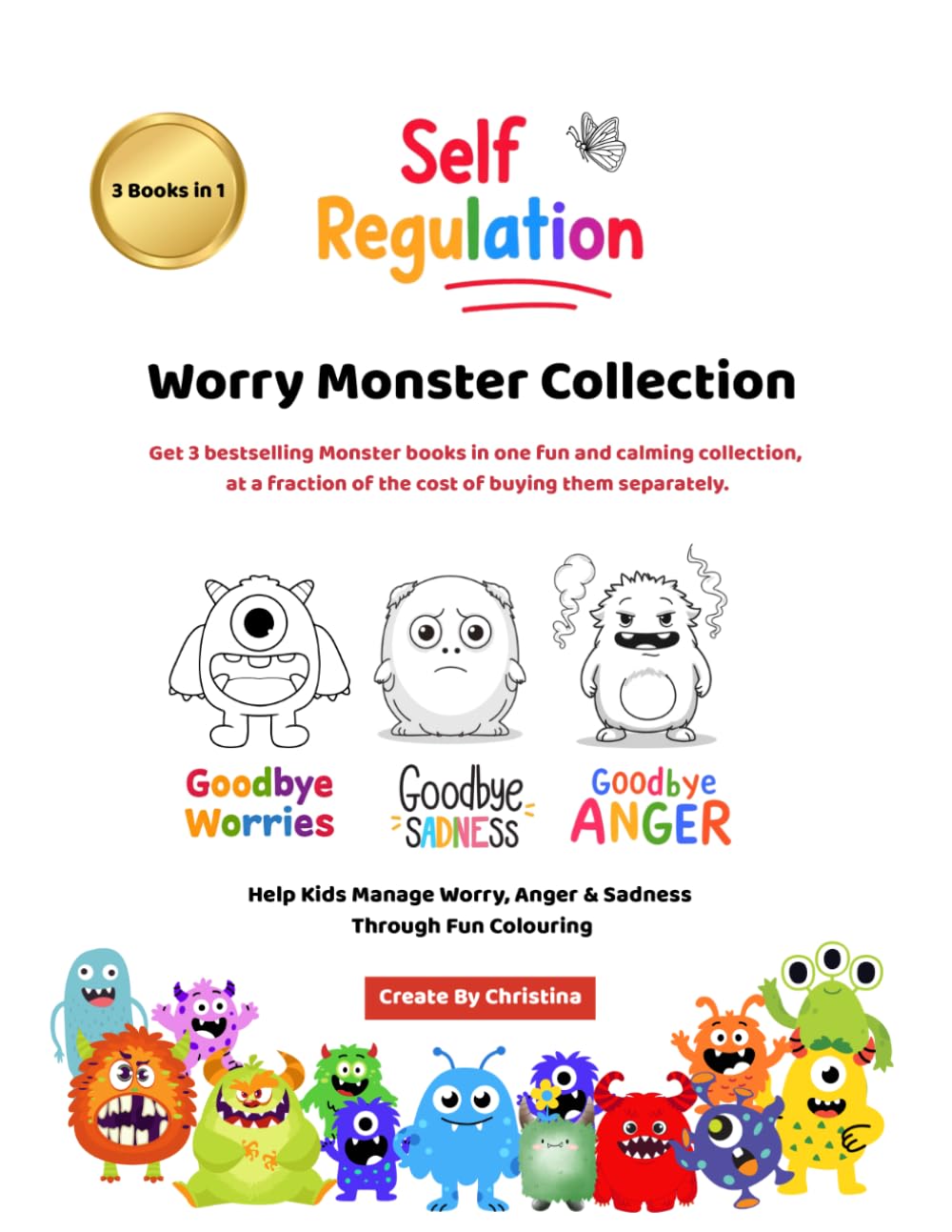 Self-Regulation: Worry Monster Collection (Goodbye Worries, Meet your Monster)