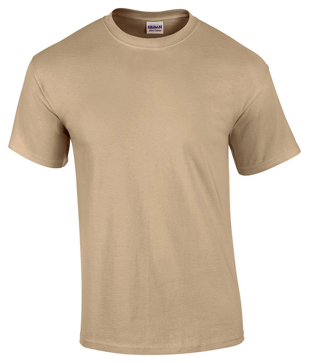 Gildan Mens Heavy Cotton Short Sleeve T-Shirt (L) (Old Gold)