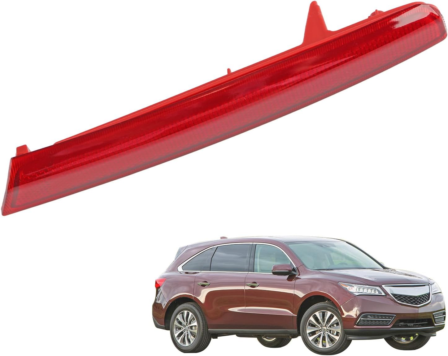 Rear Right Side Bumper Reflector Lamp Fit for Acura MDX 2010 2011 2012 2013 Replace 33505-STX-A11 33505STXA11