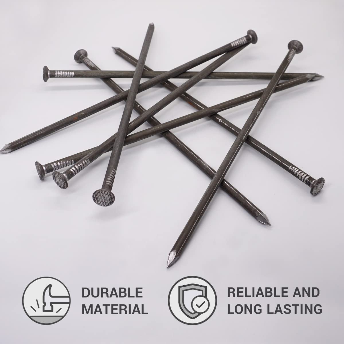 OMOTOOL Hardware Assortiment De Clous En Acier (220 Pièces), Clous En