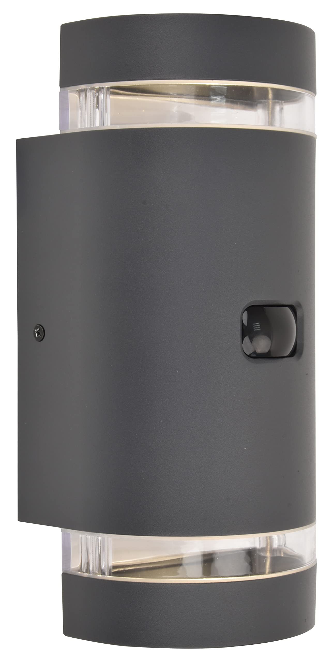 LUTEC Focus Outdoor Wall Lights PIR Motion Sensor, Waterproof Up Down Outside Light Mains Powered for Front Door Porch, with GU10 Socket (Bulb Not Included), Aluminium Exterior Wall Lamp,Dark Grey โ image 1
