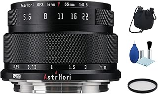 AstrHori 55mm F5.6 Medium Format Manual Focus Prime Lens for Fujifilm GFX Mount G Mount Lens GFX50S GFX50SII GFX50R GFX100 GFX100S