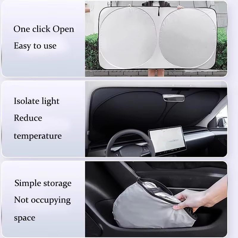 Parasol de coche Changan CS95 para evitar salpicaderos agrietados 3