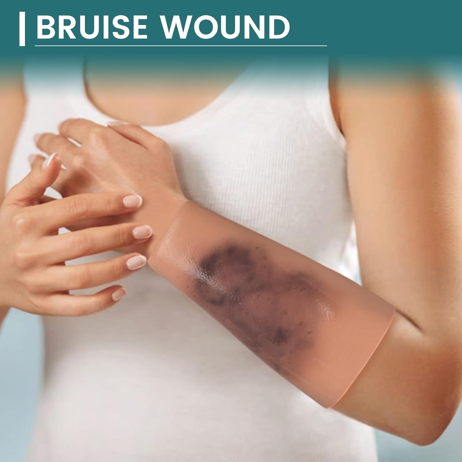 Abrasion and Bruise Wound Care Training Sleeve, Wound Packing Trainer for Medical Education