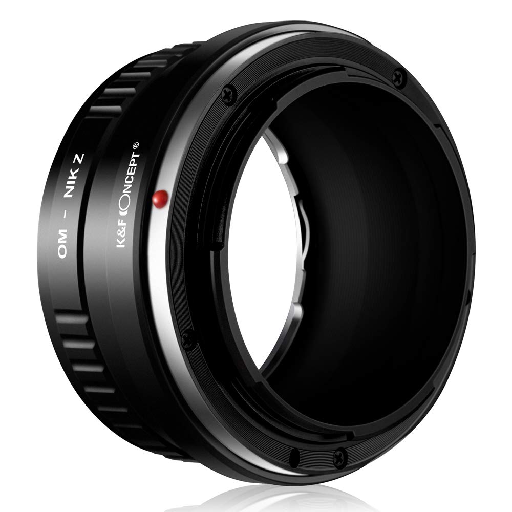 K&F CONCEPT Bague Adaptation Objectif pour Monter Objectif compatibile Con Olympus Om vers Boîtier compatibile Con Nikon Z (Om-compatibile Con Nikon Z)