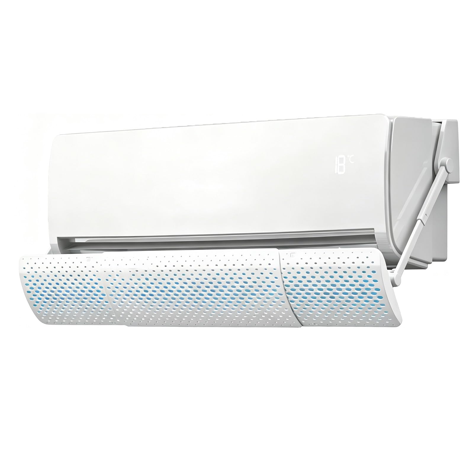 Retractable Air Conditioner Air Deflector, Wall-Mounted AC Wind Deflector