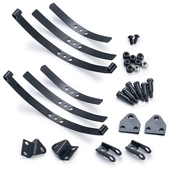 Amazon | RCHUBAM RCスチールリーフスプリングサスペンション