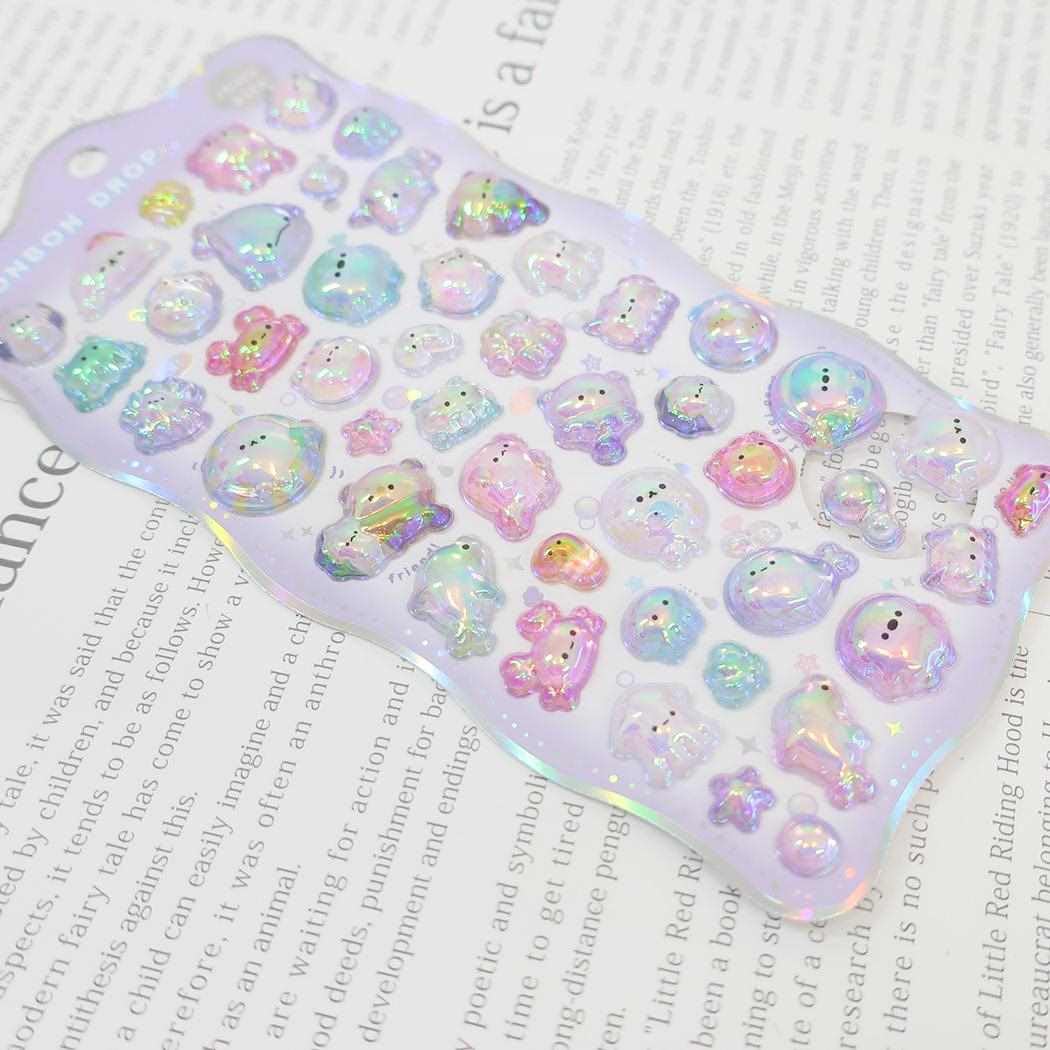 Amazon | クーリア シール ボンボンドロップシール（オーロラ