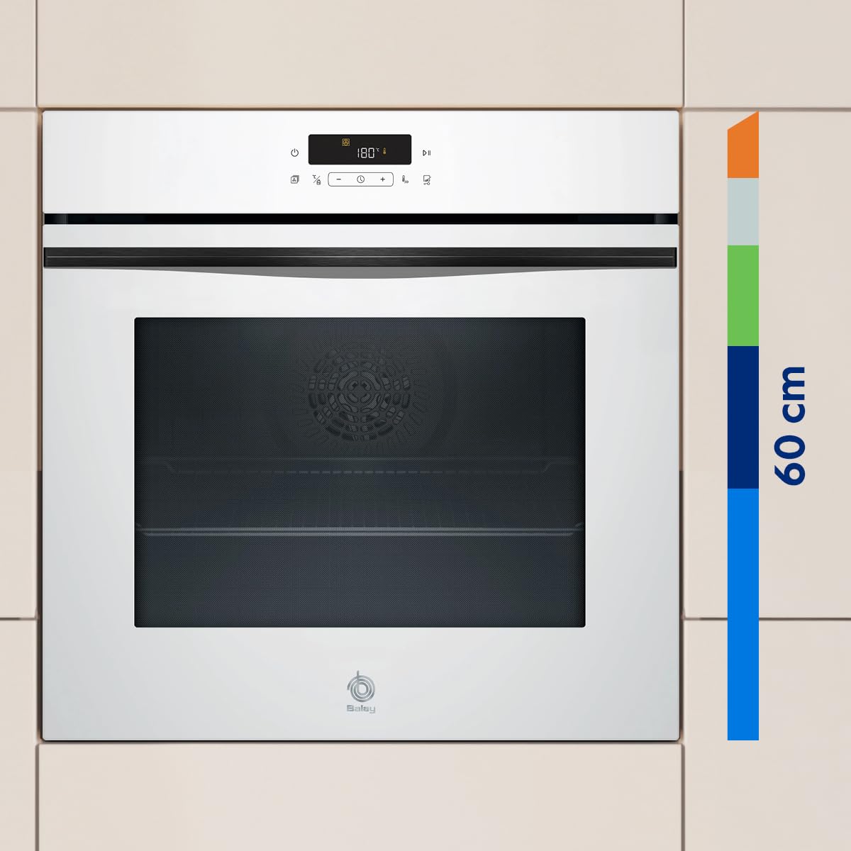 Balay – Horno con Vapor, Pirólisis, Freidora de aire, blanco, 3HD5829B3 | Lo tiene todo: autolimpieza total con Pirólisis y una forma más sana de freír.