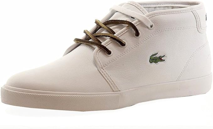 lacoste chukka white