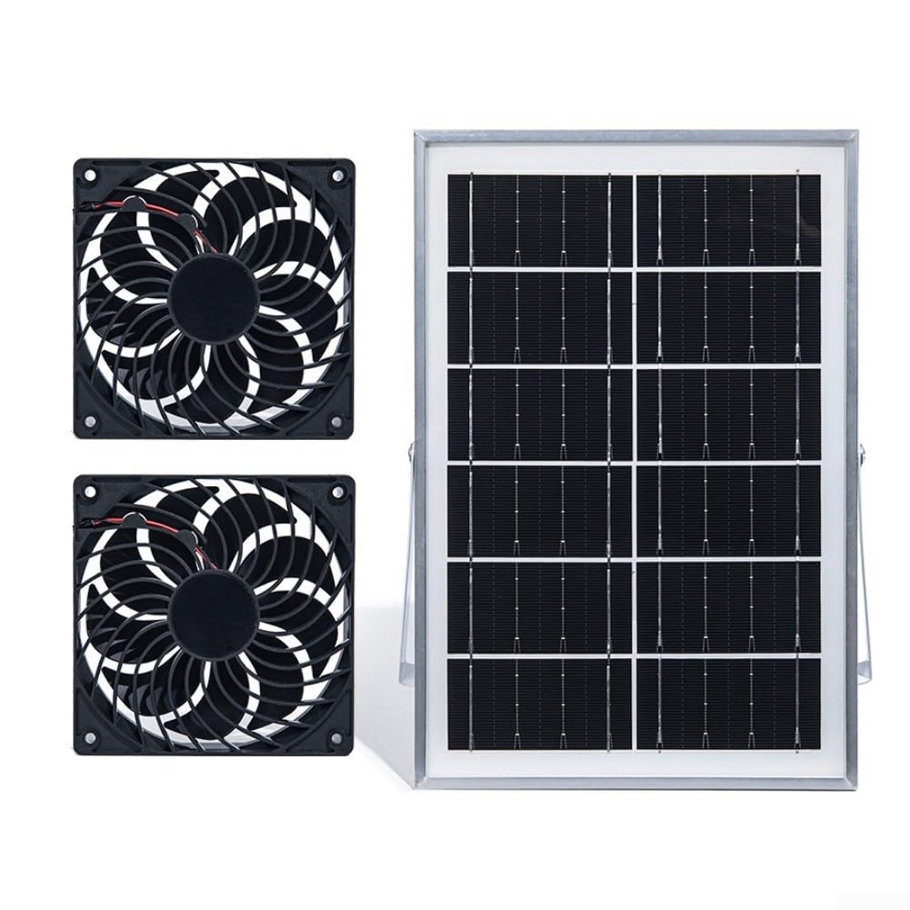 Ventilateur solaire pour caravane et abri de jardin : fraîcheur en camping